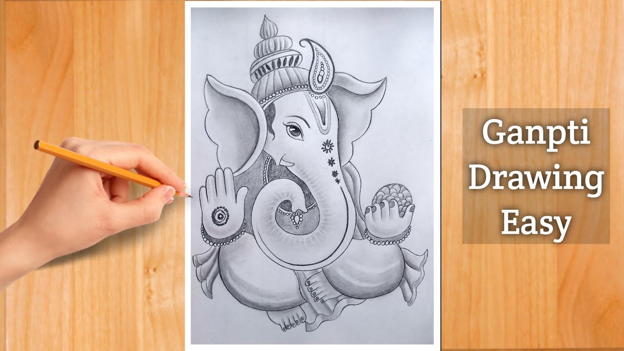 Realistic Lord Ganesha, Drawing by Sagar Pawar | Artmajeur